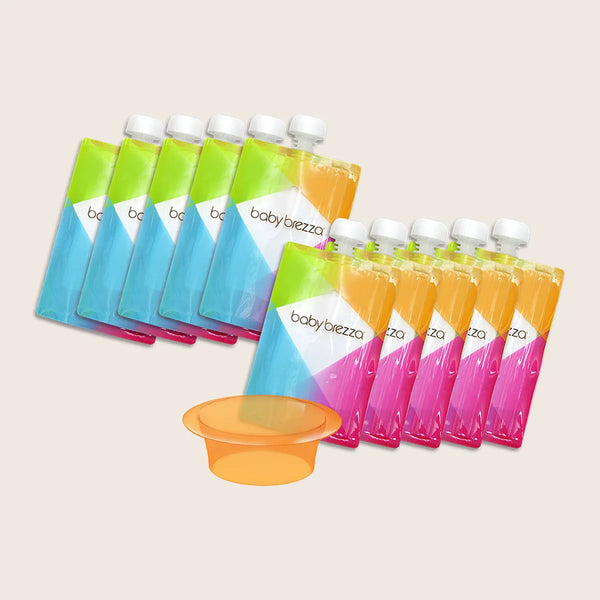 Reusable Baby Food Pouches, 10 Pack