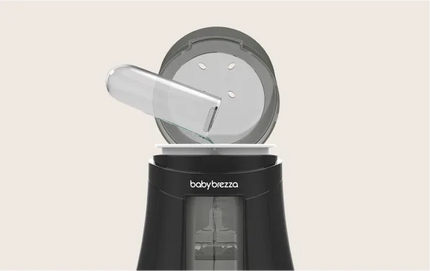 Includes measuring cup to easily fill with water